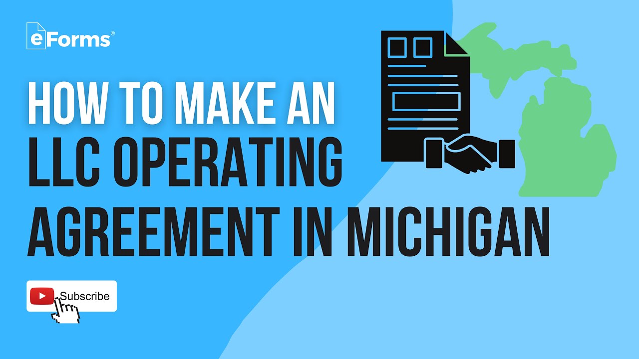 How to Make an LLC Operating Agreement in Michigan