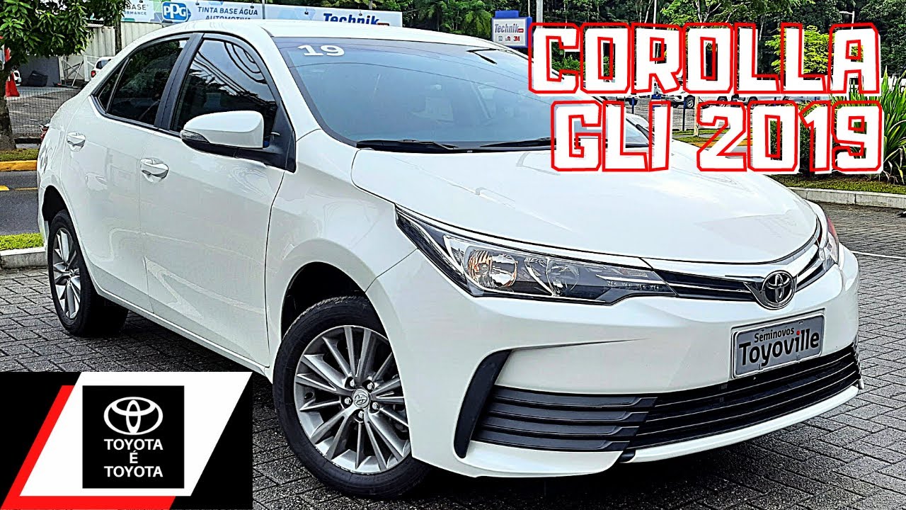 COROLLA 2019 | TOYOTA COROLLA GLI UPPER 2019 1.8 FLEX SEMINOVO DETALHES DO INTERIOR E EXTERIOR