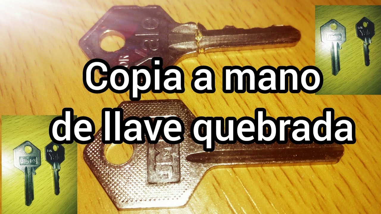COPIA A MANO DE LLAVE QUEBRADA #LLAVE #CERRAJERO #CERRAJERIA