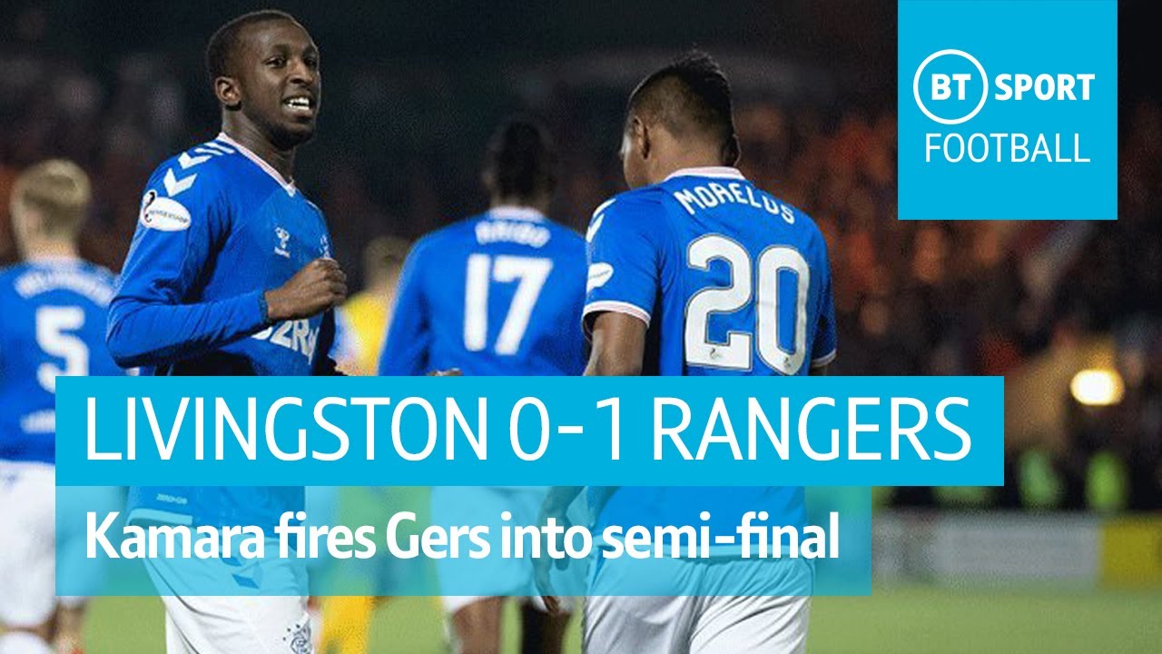 Livingston vs Rangers (0-1) | Betfred Cup quarter-final highlights