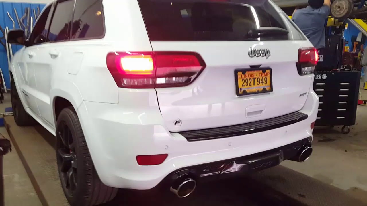 Borla ATAK Axle back installed on 2016 Jeep SRT