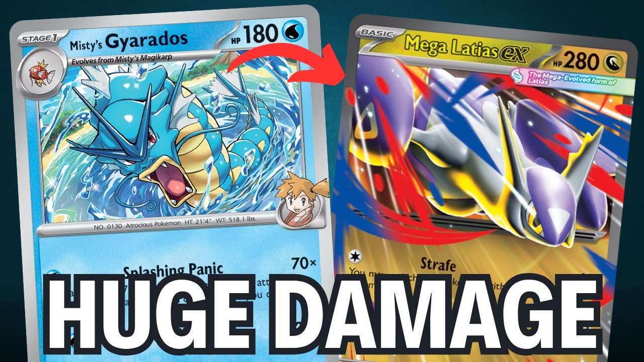 This Misty's Gyarados deck can take some MASSIVE knockouts
