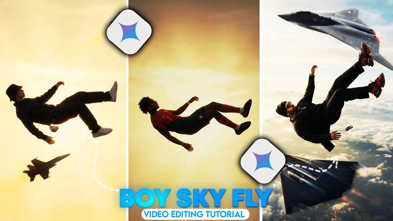 Instagram Trending Reel Man Sky Flying || Man Sky Flying Editing Tutorial Video || Editing Tutorial