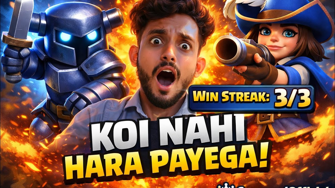3.1 Elixir Cycle Deck. 😱 Can We Get 3 Back-To-Back Wins? 🏆 #ClashRoyale #lyrics #samroyalofficial 