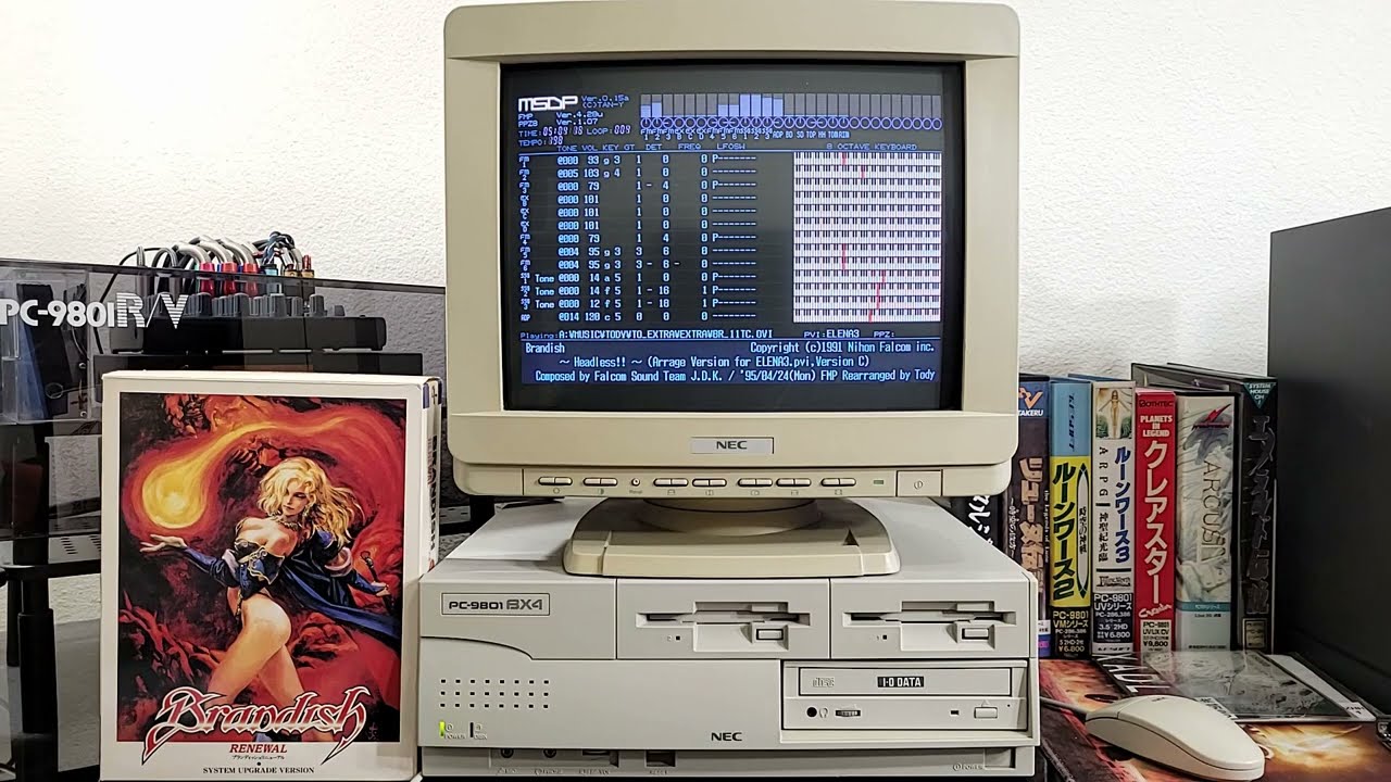 Brandishブランディッシュ - Headless!! ~Arrange for ELENA3.pvi Ver. C~ (PC-9801-86 YM2608~Arranged by: Tody~)