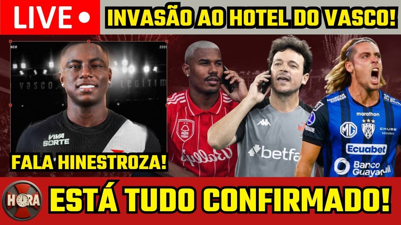 AGORA!! ESTÁ TUDO CONFIRMADO!! INVADIMOS O HOTEL DO VASCO!!