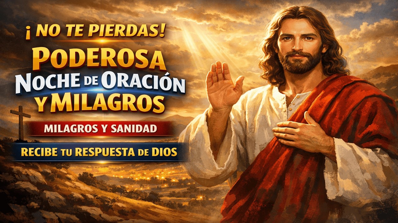 ✨ Oración Poderosa en Vivo | Noche de Milagros, Sanidad y Respuesta Inmediata de Dios 🙌✨