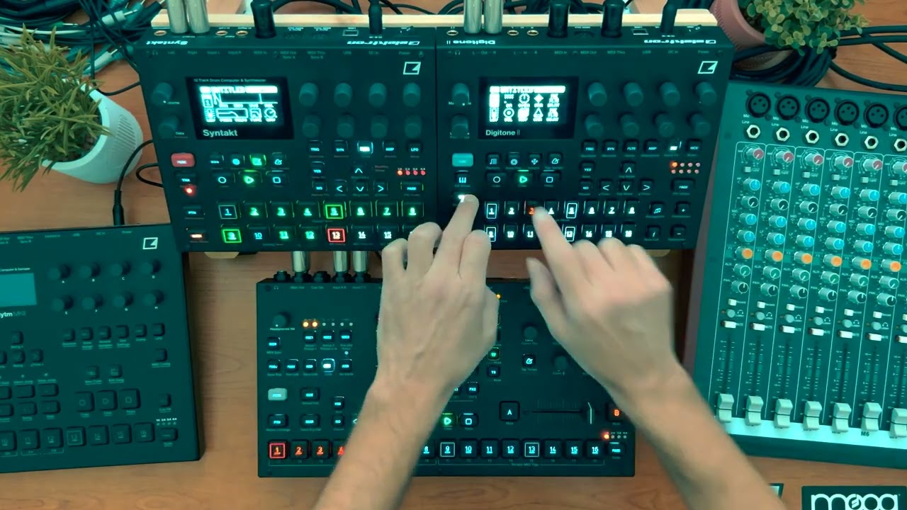 Raw Techno Session | Octatrack MKII | DigitoneII | Syntakt
