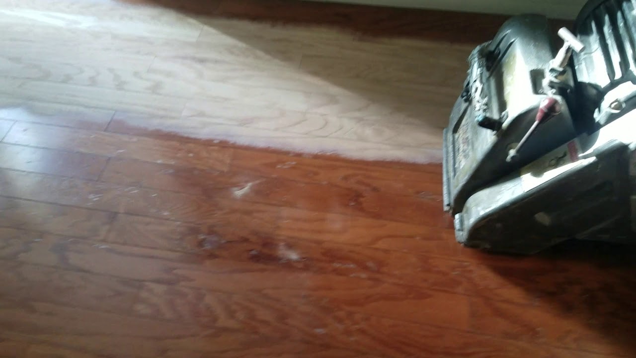 How to sand laminate floor properly