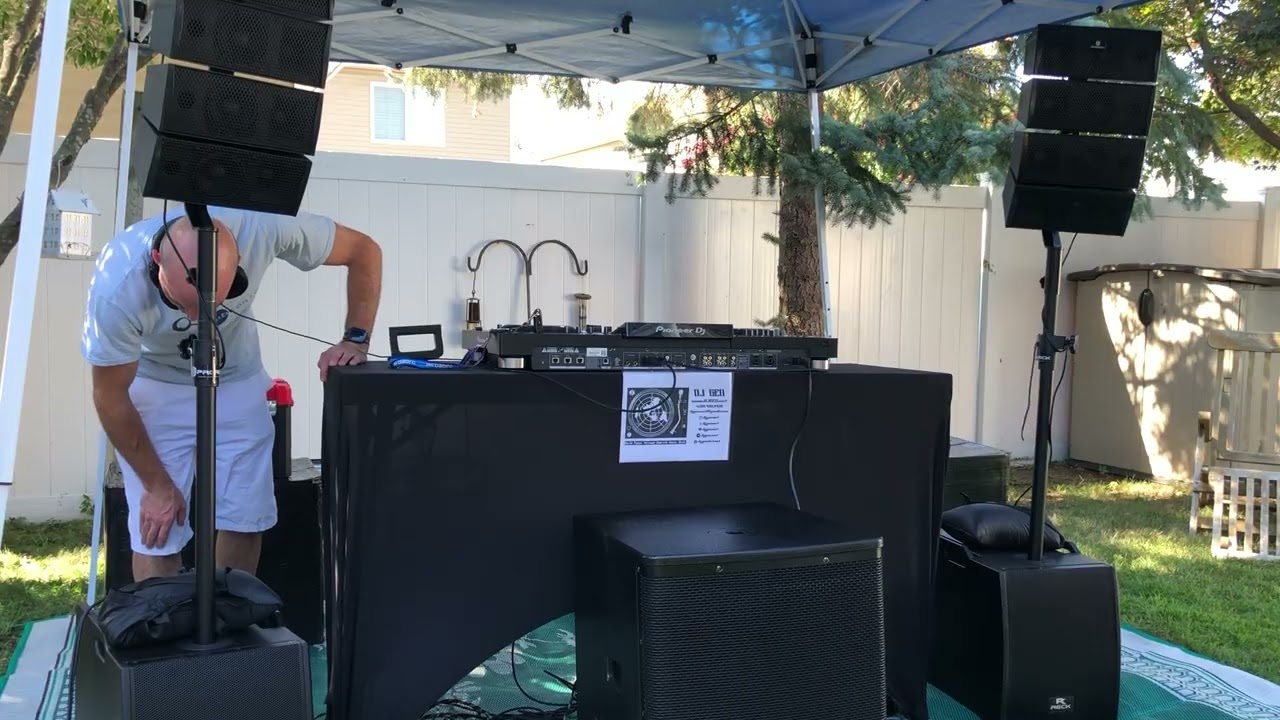 Techno/House - Backyard Sound Test - September 5th, 2025