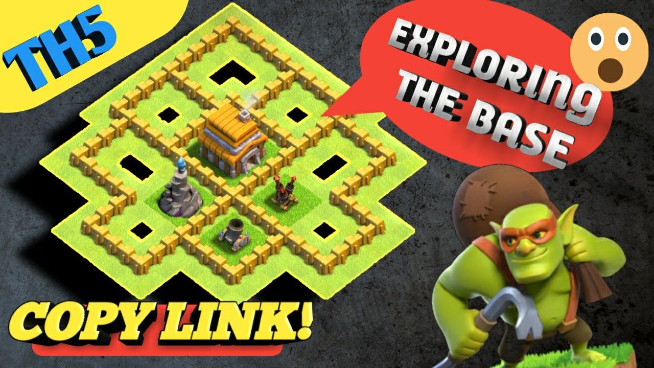 BEST! TH5 HYBRID base 2020 with COPY LINK | TH5 TROPHY BASE | TH5 FARMING BASE|TH5 WAR BASE|TH5 BASE