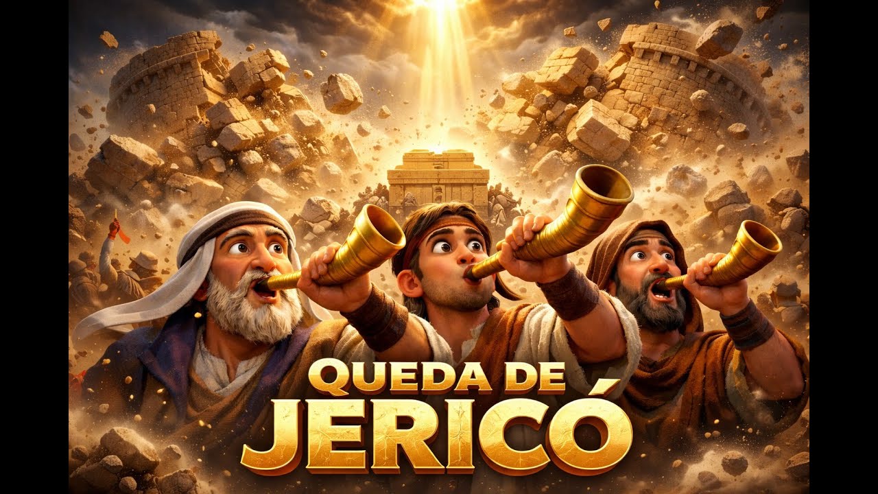 A queda de Jericó | Filme Bíblico Animado