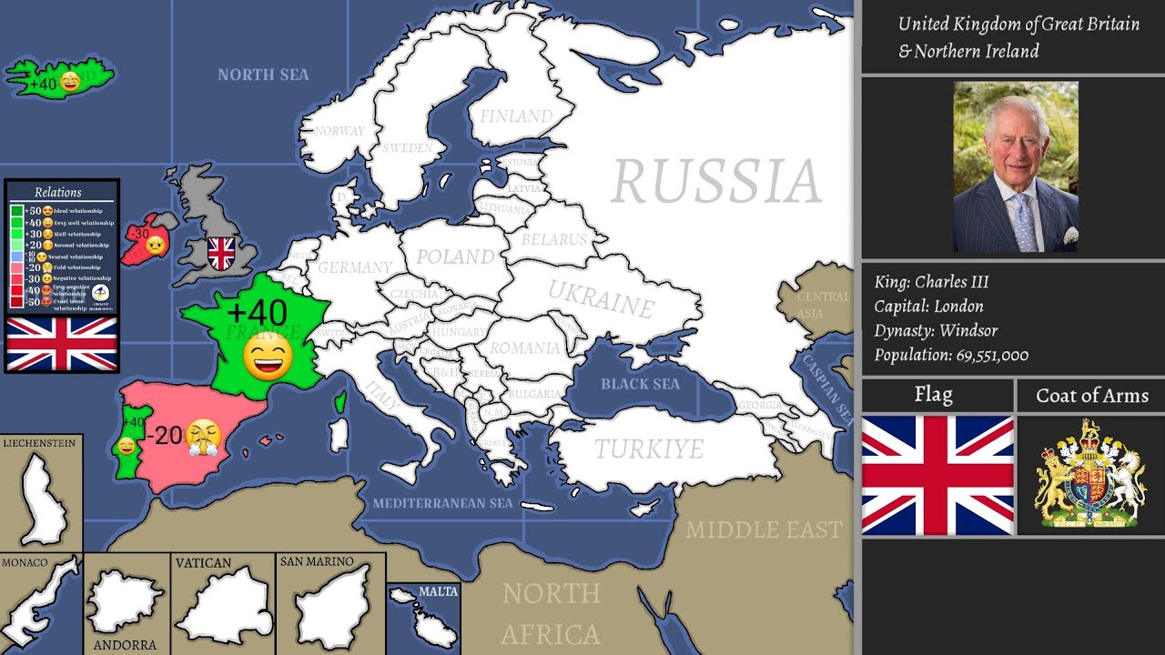 Relations between United Kingdom and other countries of the world
