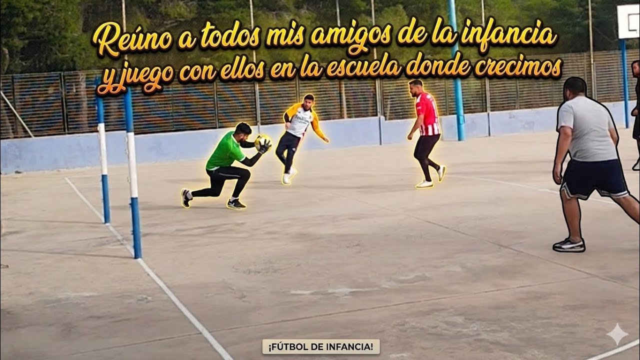 Reúno a todos mis amigos de la infancia y juego con ellos en la escuela donde crecimos 🧨