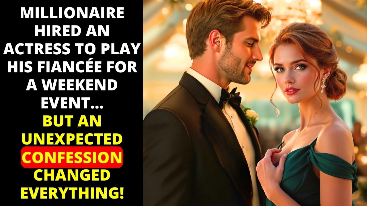 MILLIONAIRE HIRED AN ACTRESS AS HIS FAKE FIANCÉE—BUT A CONFESSION BY NIGHT'S END CHANGED EVERYT