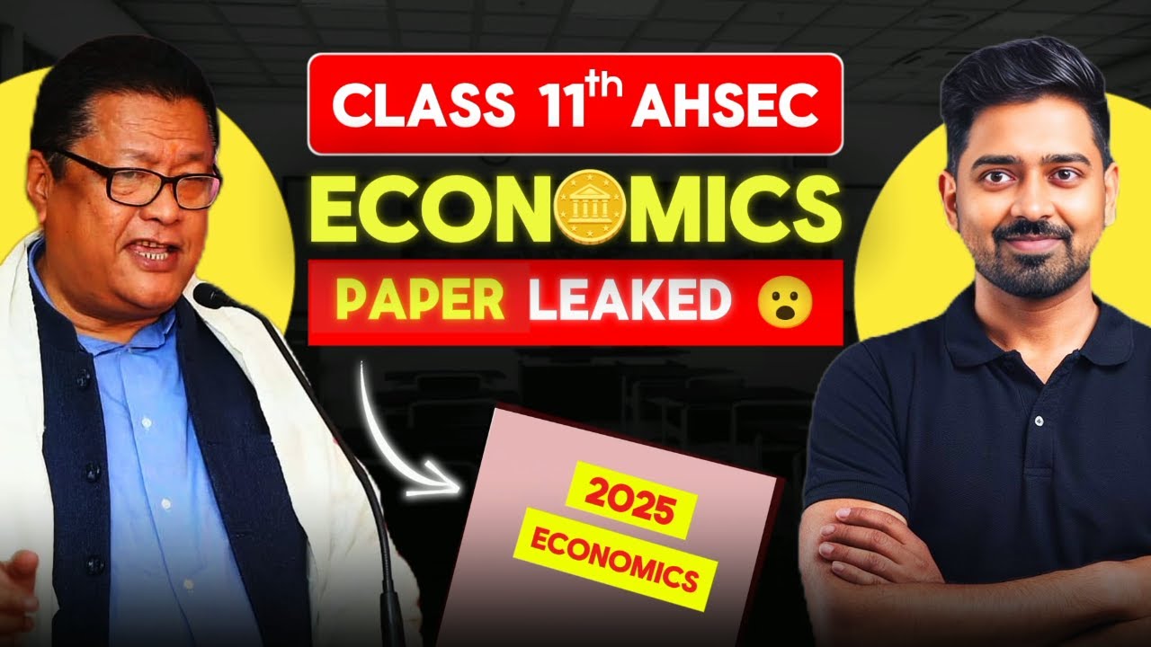 AHSEC (ASSEB) HS 1ST YEAR ECONOMICS PAPER LEAKED | ECONOMICS PAPER 2025 LEAKED| SHARE Plz...