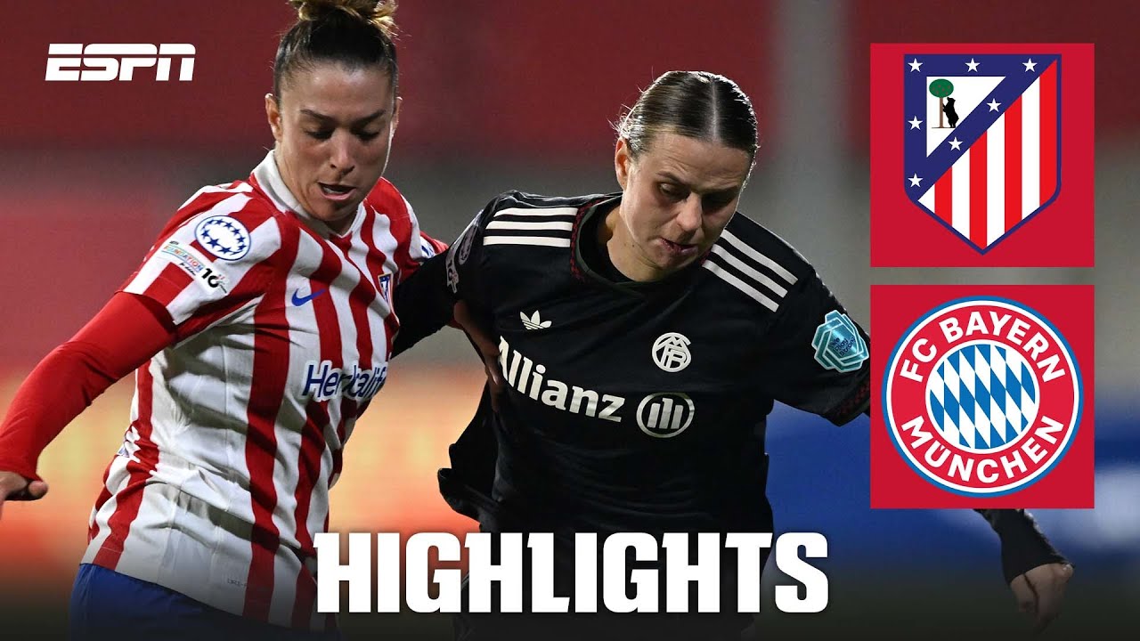 Später Atletico-Schock: Bayerns Top-4-Träume geschmälert | UEFA Women's Champions League Highlights