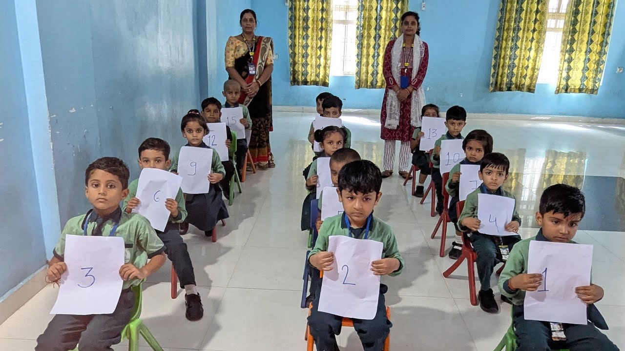 🎯 Number Name Activity For LKG Class Little Kids 💥 #school #kidslearning