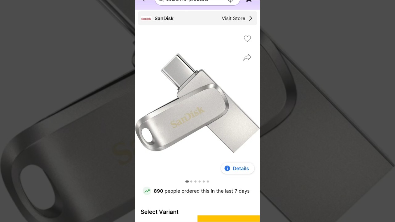SanDisk 128GB OTG Drive @ ₹899 | Dual Connector for Easy Data Transfer!