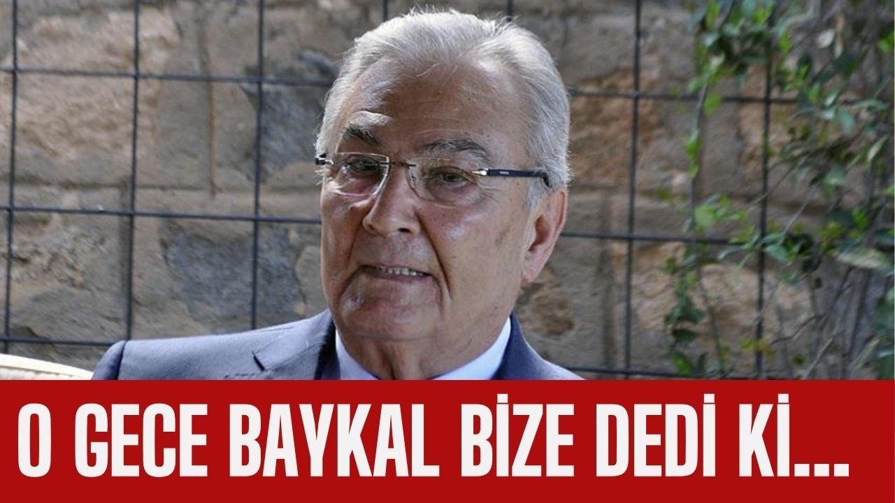 Deniz Baykal ile son söyleşiyi biz yaptık! Sabaha karşı kaset olayı patladı