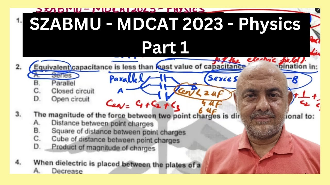 SZABMU MDCAT 2023 &mdash; Часть 1 || Физика || Решение, разбор и анализ || #SZABMUMDCAT2023