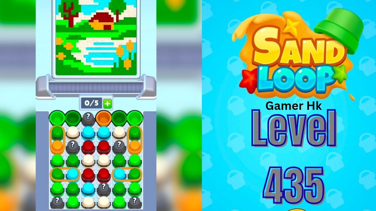 Sand loop level 435 Walkthrough Solution 