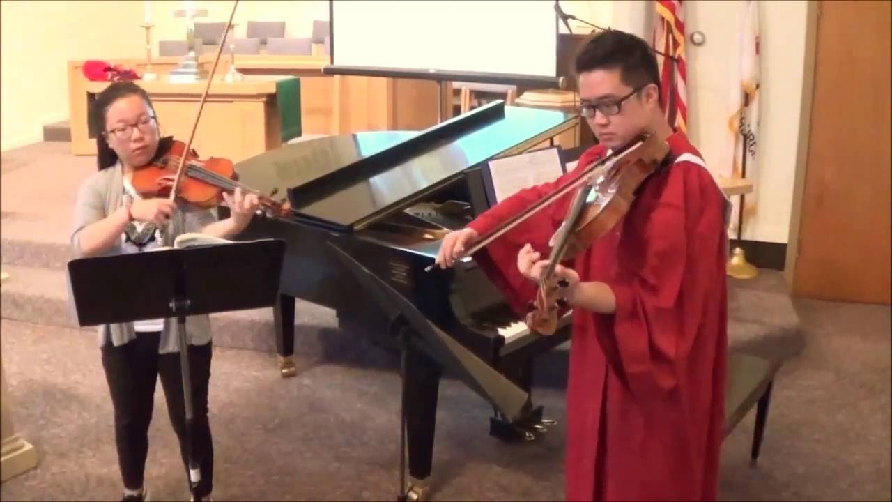 Bach:  Invention No. 13  (Violin/Viola Duet)