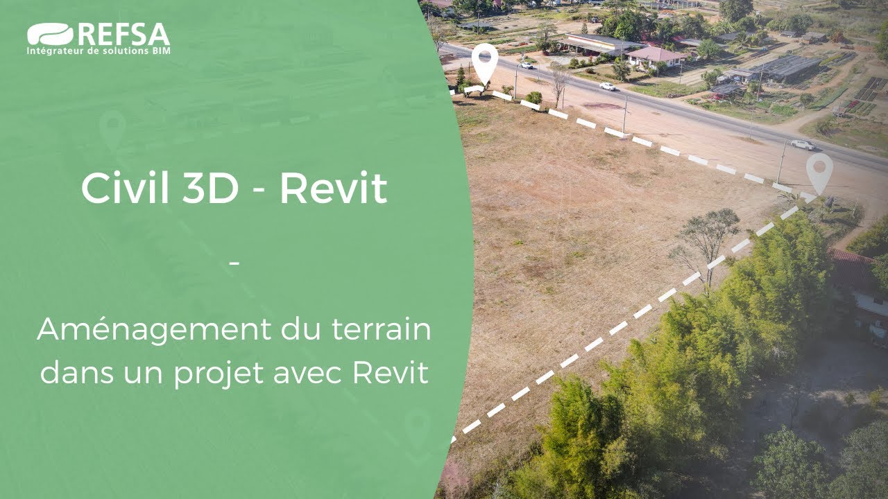 Découvrir Civil 3D pour l’aménagement du terrain dans un projet avec Revit
