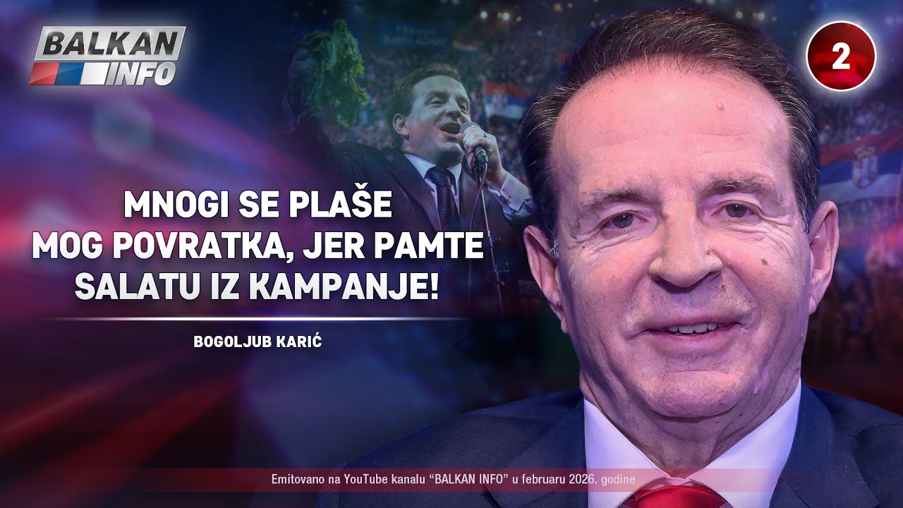 INTERVJU: Bogoljub Karić &ndash; Mnogi se pla&scaron;e mog povratka, jer jo&scaron; uvek pamte salatu! (24.2.2026)