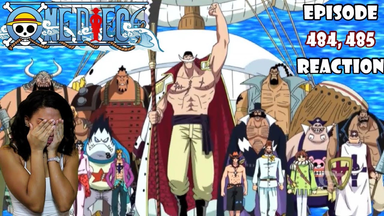 GOOD OL WHITEBEARD...ONE OF THE GREATS!!! | ONE PIECE EPISODE 484-485 REACTION