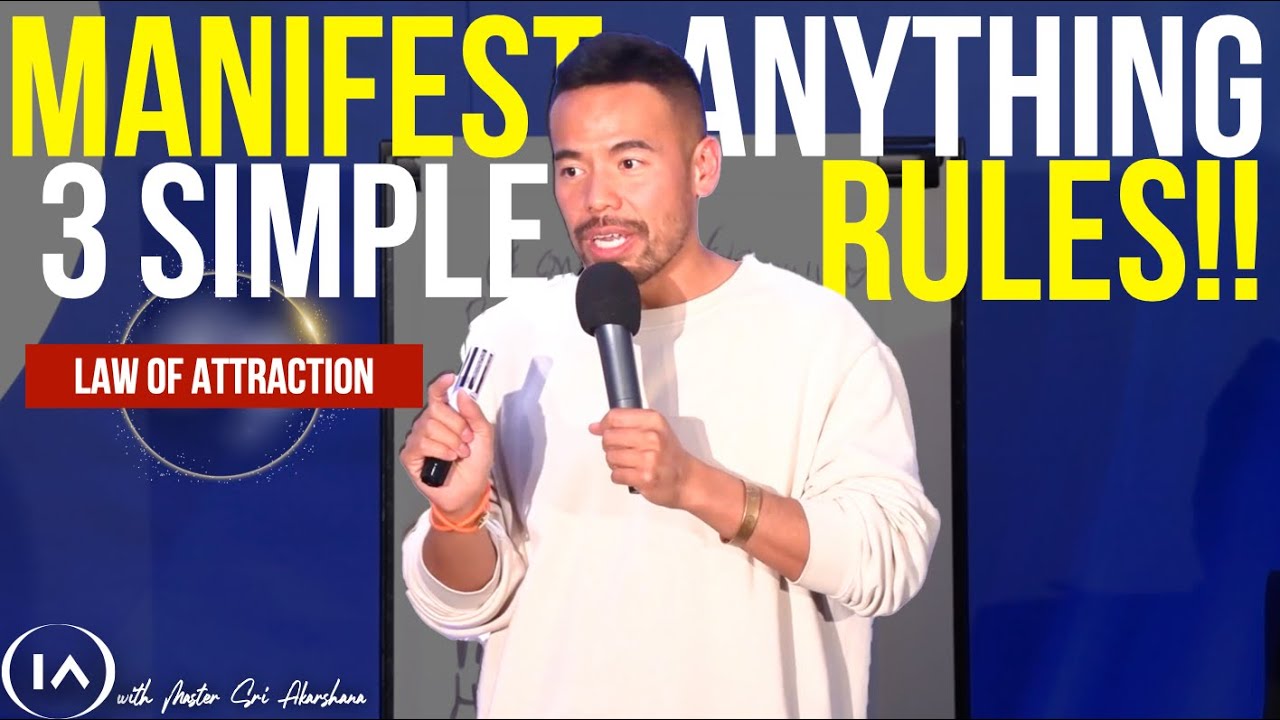 3 Simple Rules to Manifest Anything You Want | It Really WORKS!! [Law of Attraction]