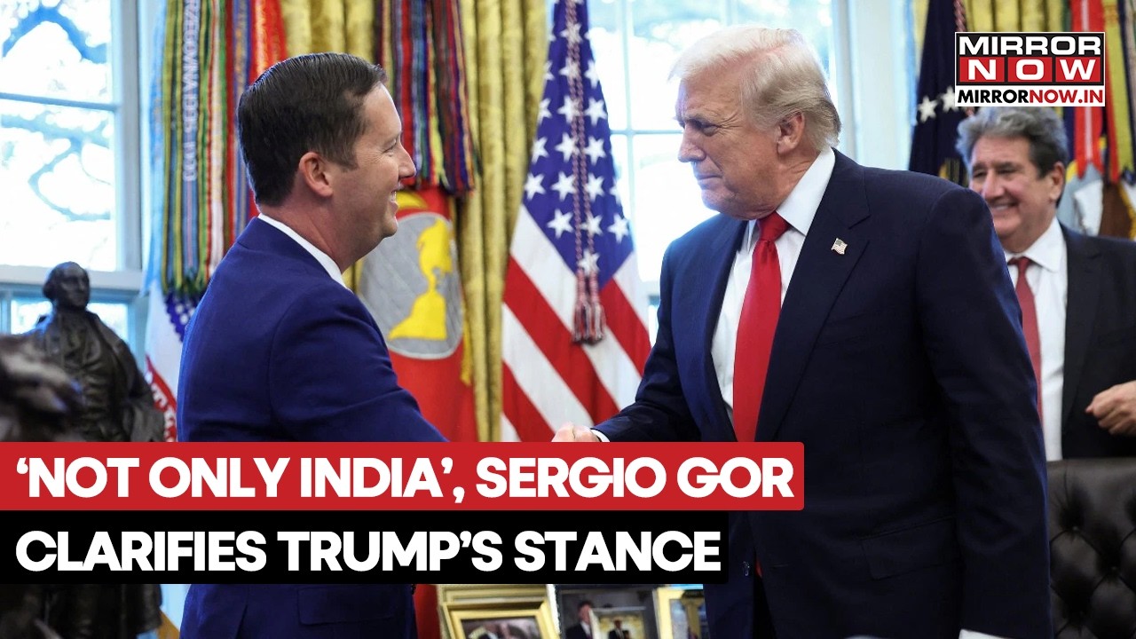 US Ambassador To India Sergie Gor Clears Trump's Stance On Tariffs, Says Want To End War in Ukraine