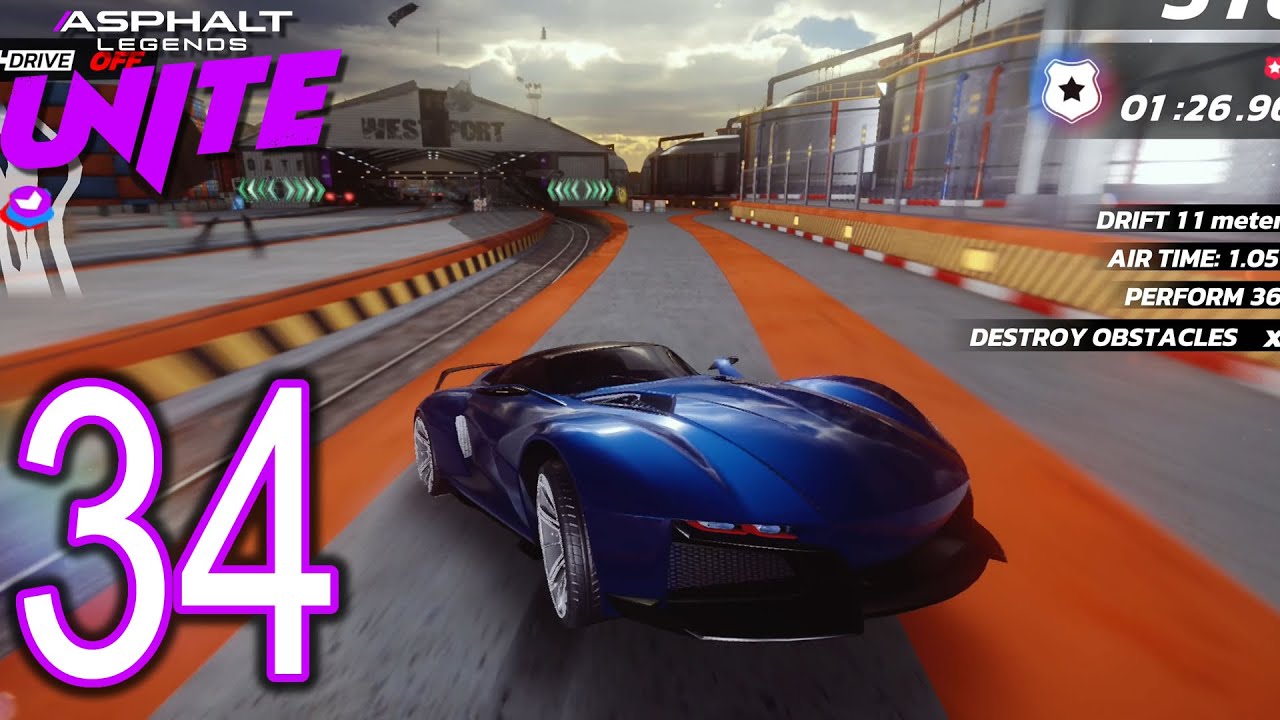Asphalt Legends UNITE PC Gameplay - Part 34 - Chapter 4, Escapes