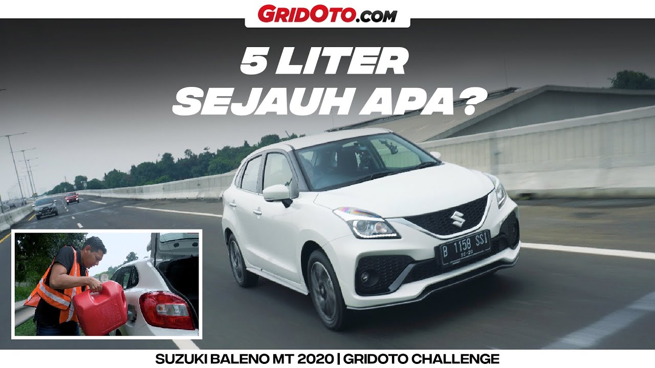 Suzuki Baleno MT 2020 VS 5 Liter BBM | GridOto Challenge