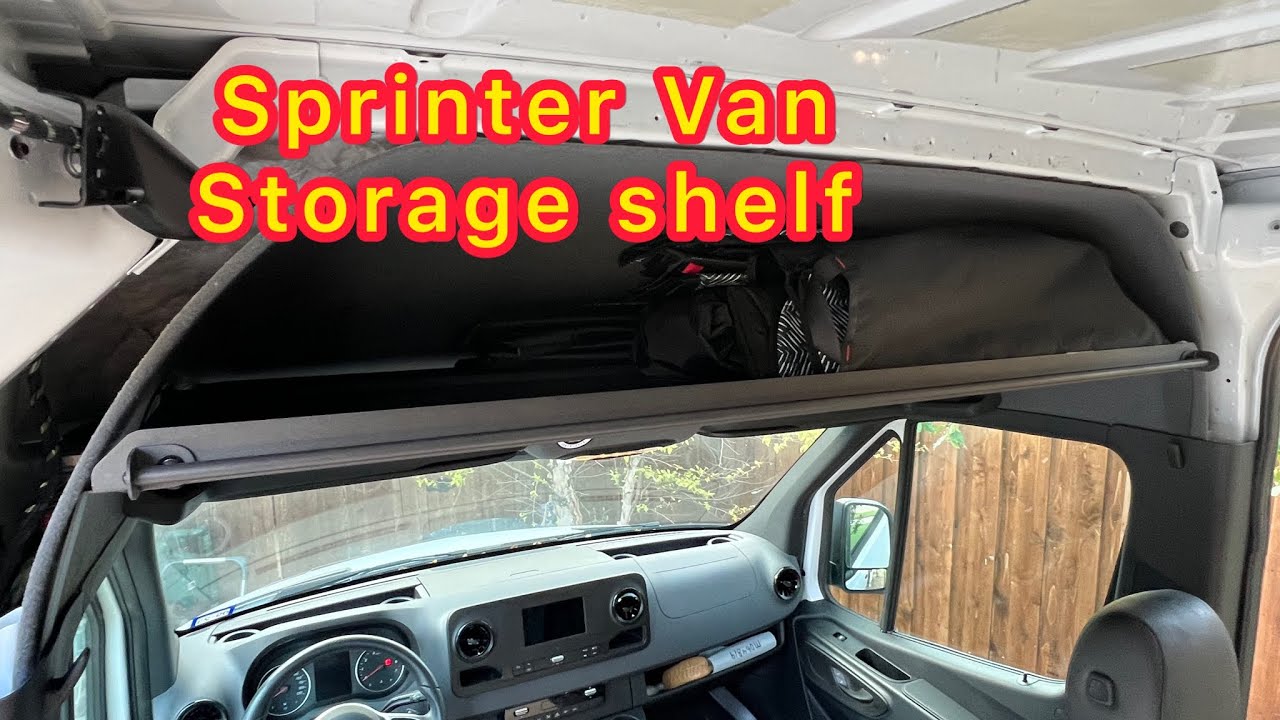Sprinter Van overhead cargo shelf install…important before you buy!!