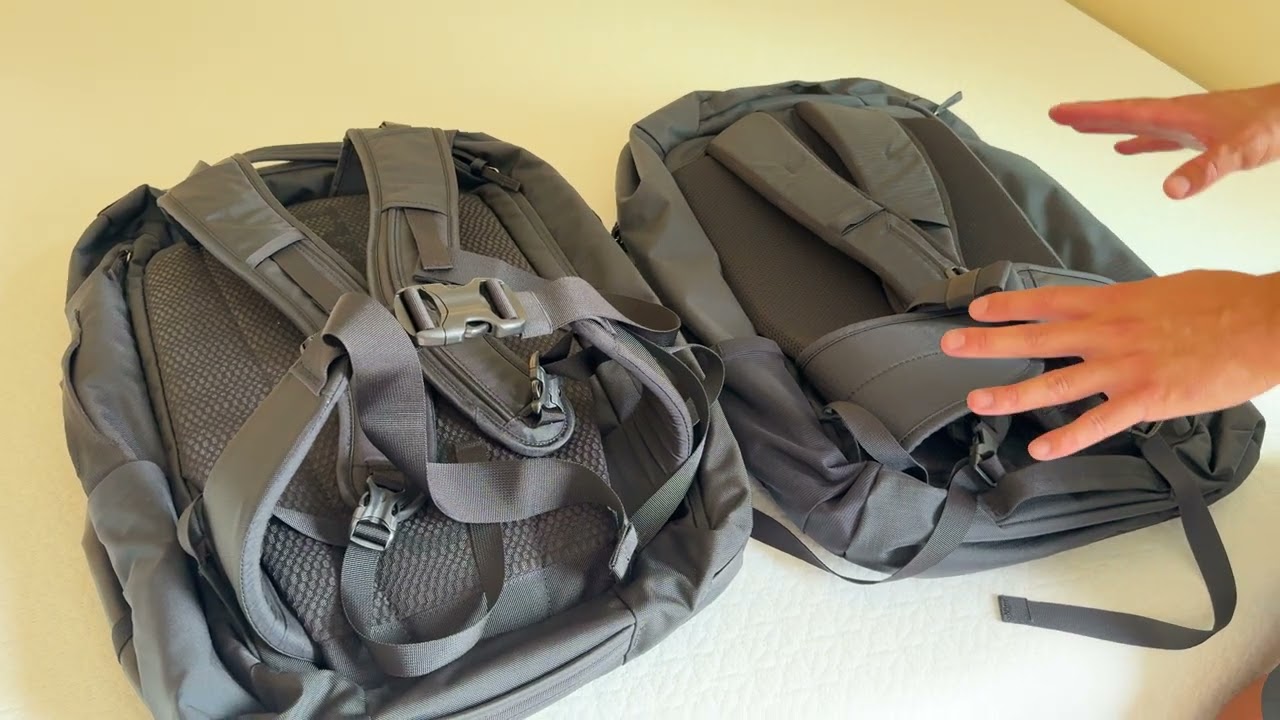 Side by Side Comparison of the Old vs New Cotopaxi Allpa 42L Travel Backpack