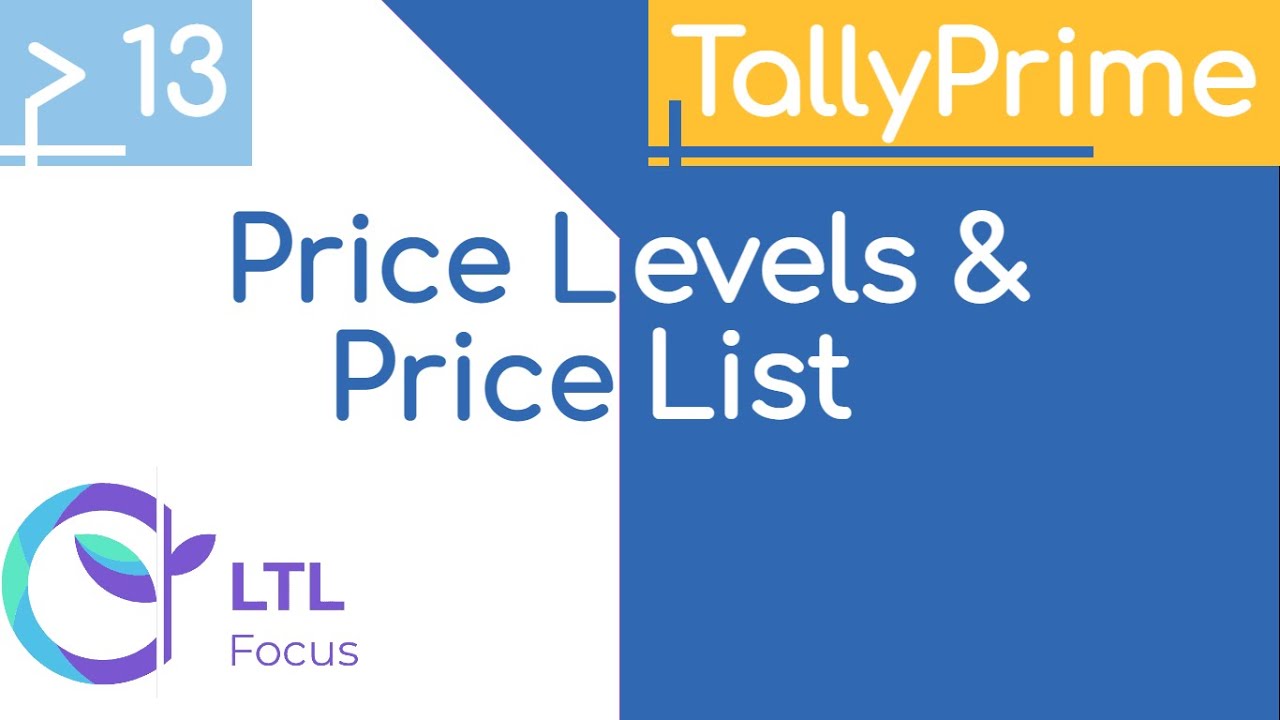 TallyPrime Price Levels and Price List in Malayalam | Sales Voucher using Price List in TallyPrime