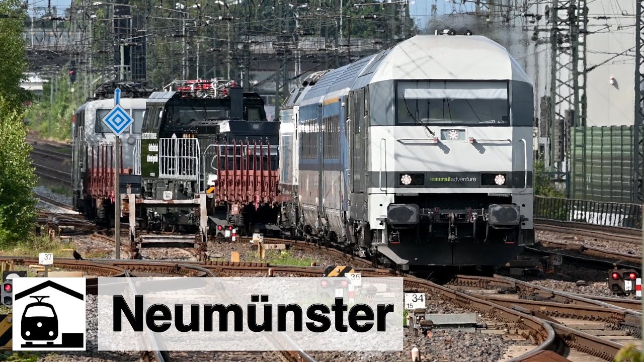Dummenglück in Neumünster: Railadventure; außerdem: Flügelung RE 7 + Bahnhofsbetrieb