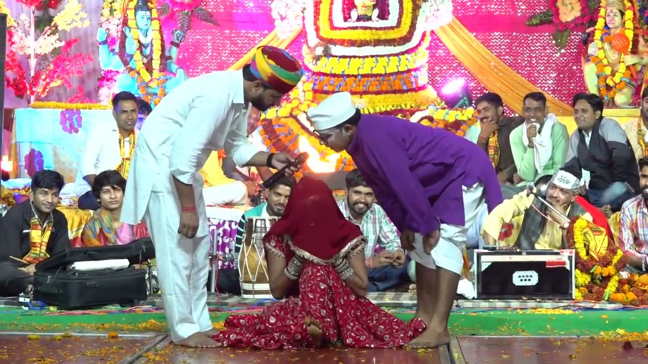 श्याम जागरण लखेर में ! प्रकाश गुर्जर आलिया डांसर कैलाश छेला की कॉमेडी ! पब्लिक जुम उठी Live Program