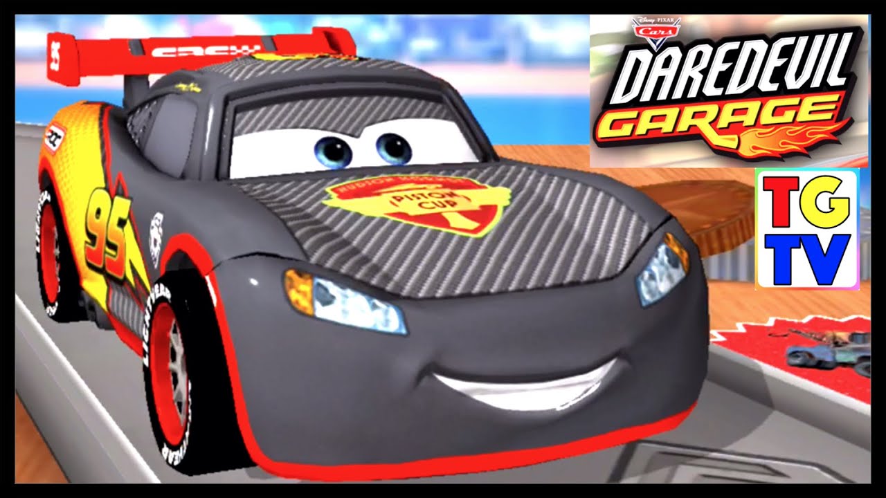Disney Pixar Cars Lightning McQueen (New Bowling Alley Track) | Cars Daredevil Garage