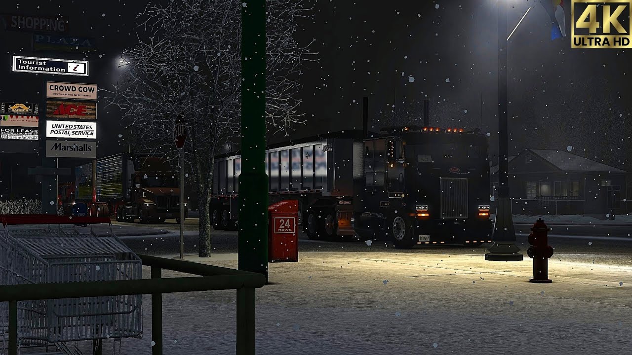 ATS 1.57 Mods | 4K | Peterbilt 362 Cabover 39FT Trailstar Frame-Style End Dump