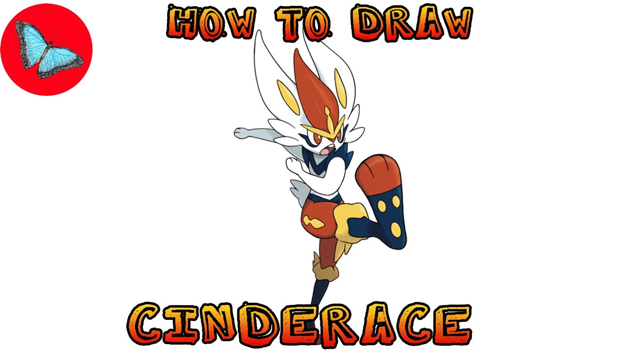 How To Draw Pokemon - Cinderace | Drawing Animals