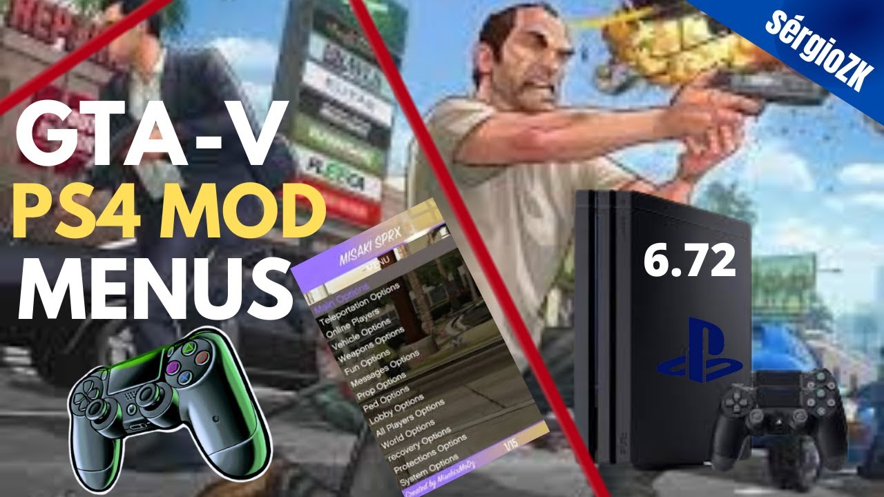 GTA-V Mod Menu Instalação no PS4