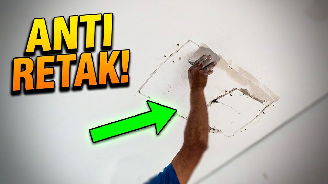 Bekas Lubang Plafon Gypsum Bisa Rapi Lagi! Begini Caranya