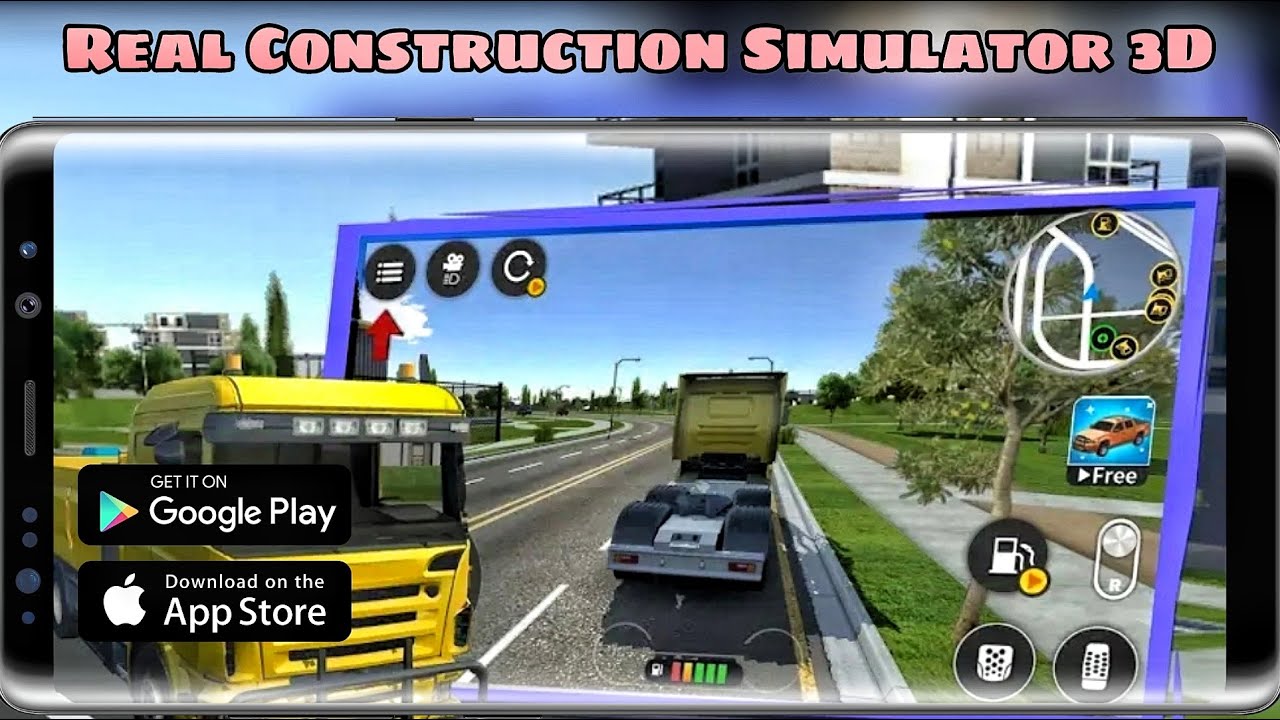 Real Construction Simulator 3D Gameplay Walkthrough Part 1 (iOS, Android)