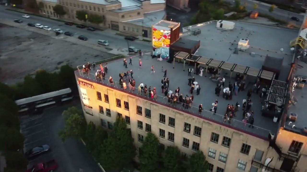 DJI MINI 2 | Lacuna Lofts, Chicago IL Wedding