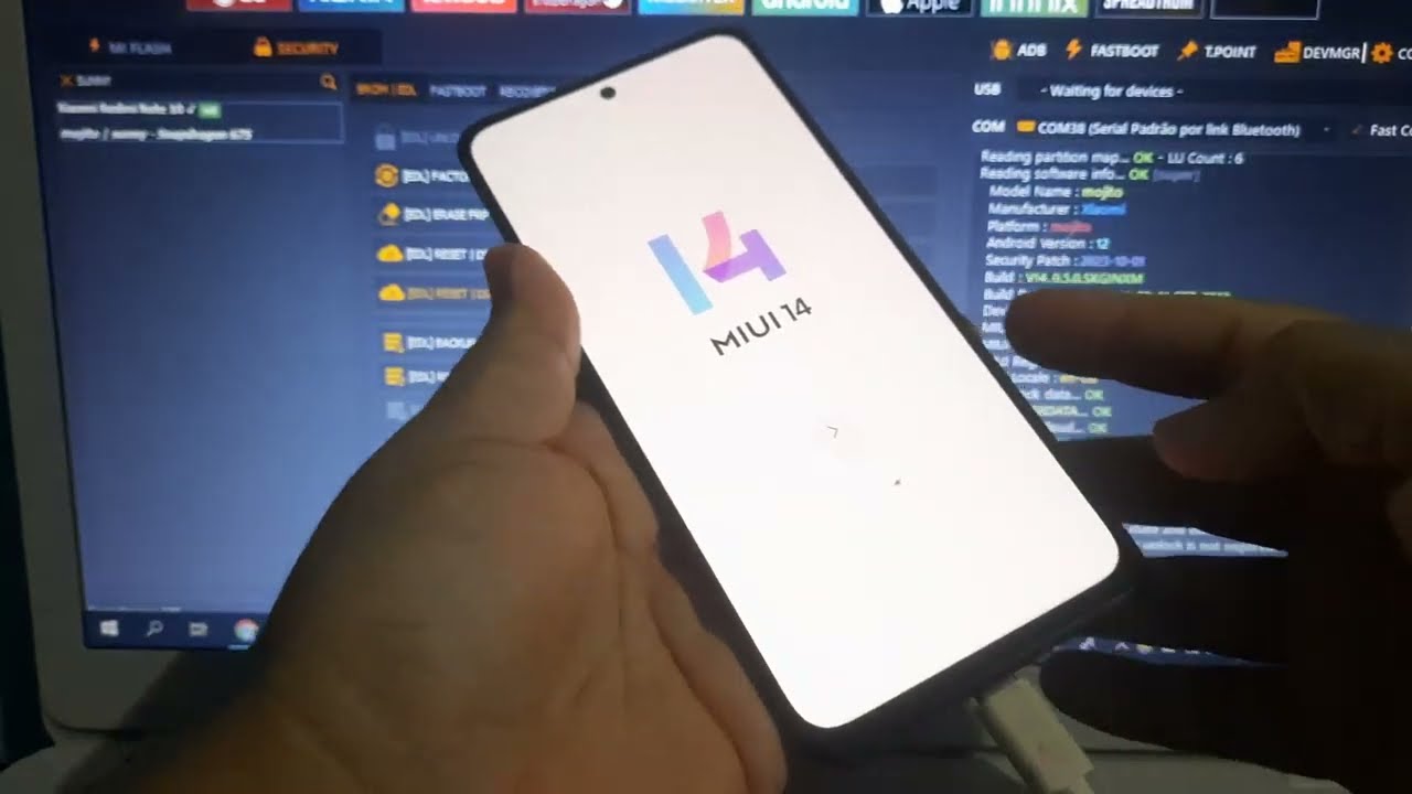 Desbloqueio de conta Mi (Reset Micloud) Redmi Note 10 (sunny) pela unlock tool