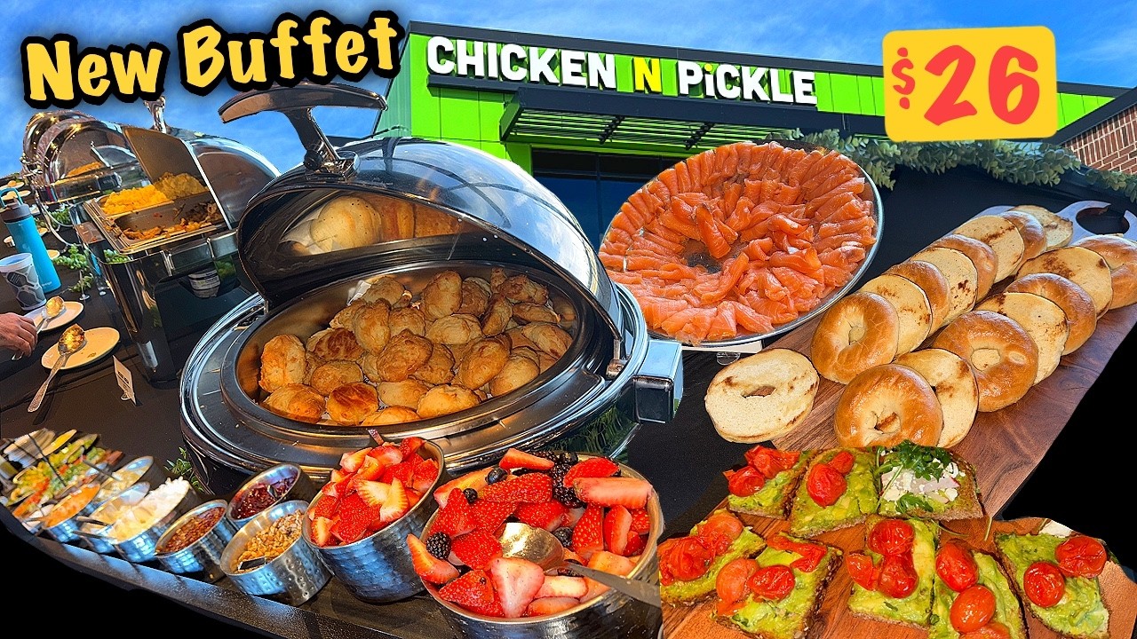 New Vegas Brunch Buffet At Chicken N Pickle | Worth It?