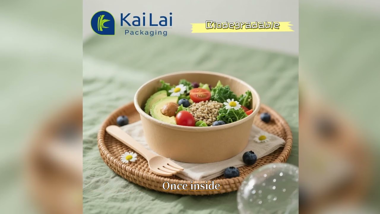 Every meal = a vote for the planet! 100% compostable paper bowls&mdash;make sustainability a daily habit