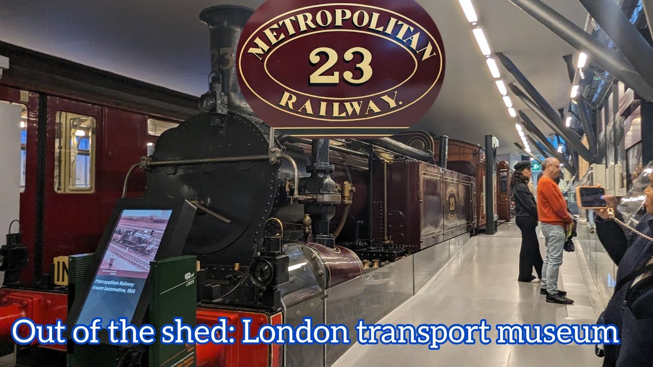 out of the shed: London transport museum #railway #londontransport #ttte